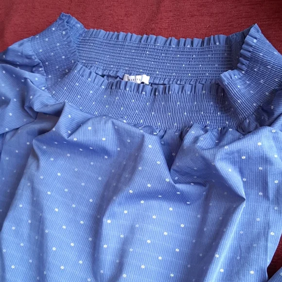 Maette by‎ Stella and Dot cotton blouse - Picture 2 of 5